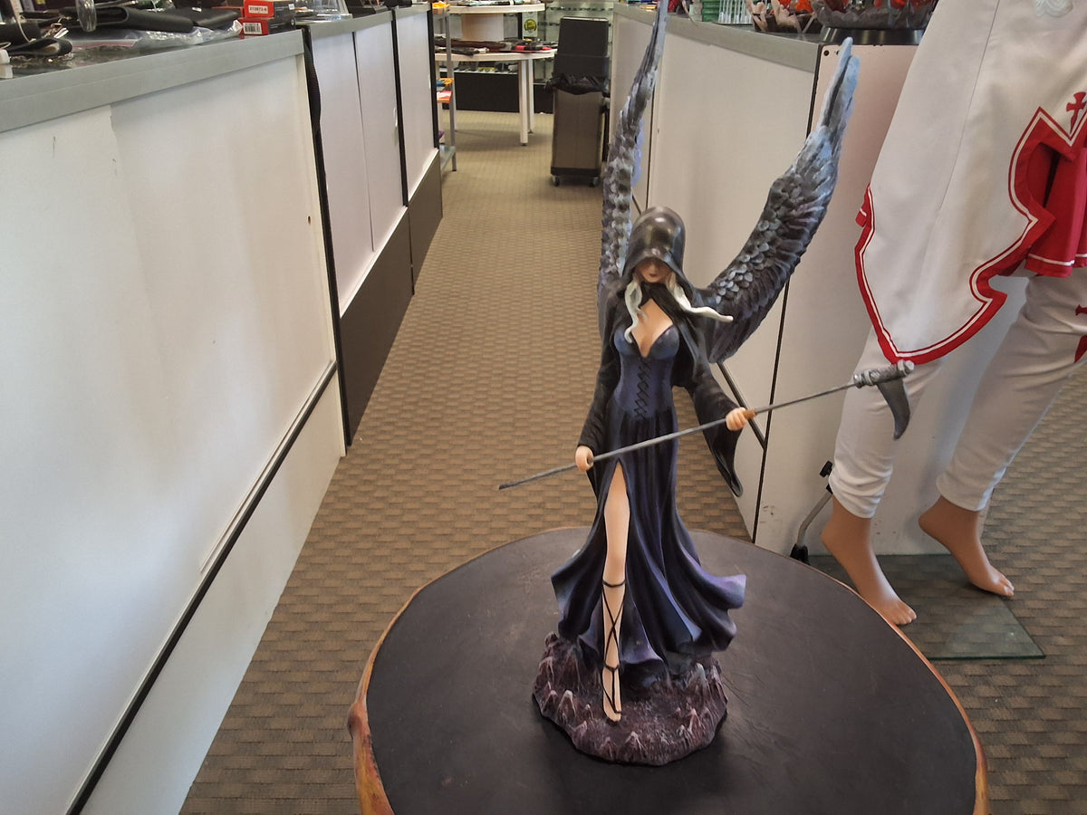 Black Dark Fairy With Scythe