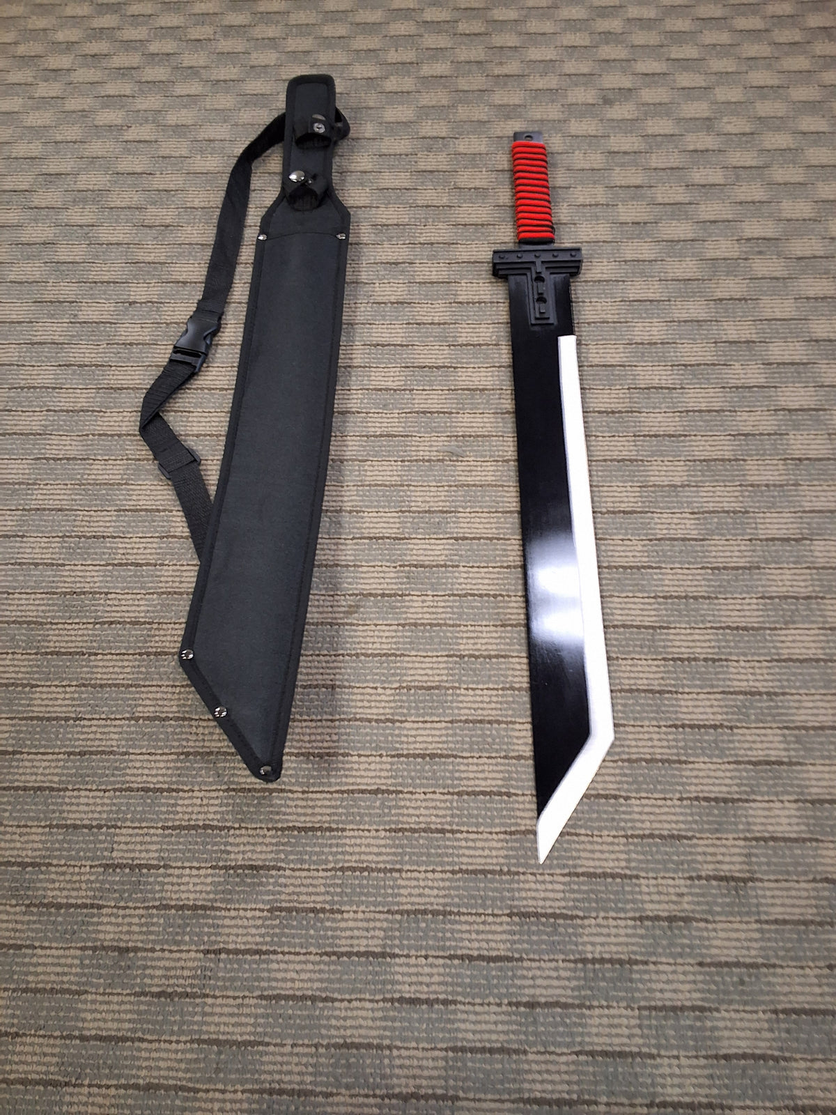 RED AND BLACK WRAP SWORD
