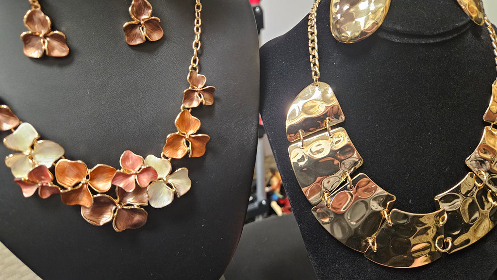 Gold Flat and Floral Jewelry ($29.99)