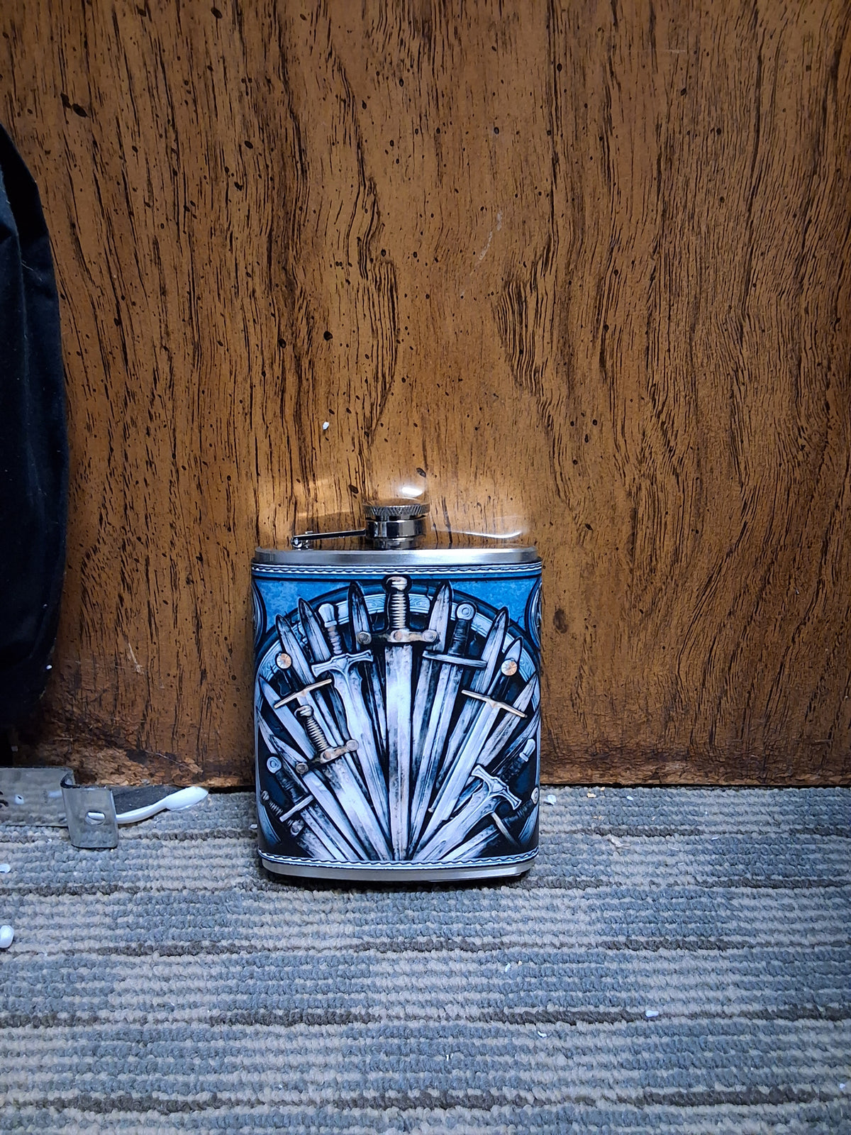 Stainless Steel Swords Flask #1673