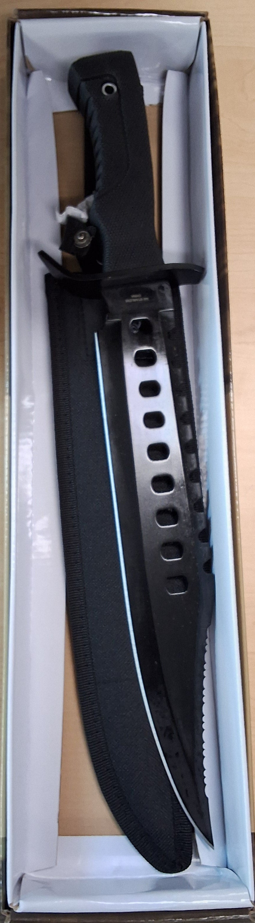 Buckshot Black Blade Fixed Knife #2057