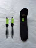 3 Pc GRN & BLK Wrapped Throwers