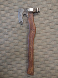Ornate Axe with Carved Inlay Handle #3102