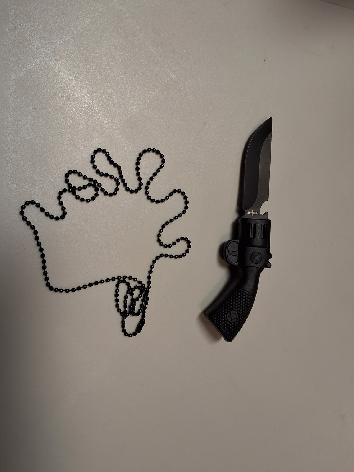 Revolver holster necklace knife #2100