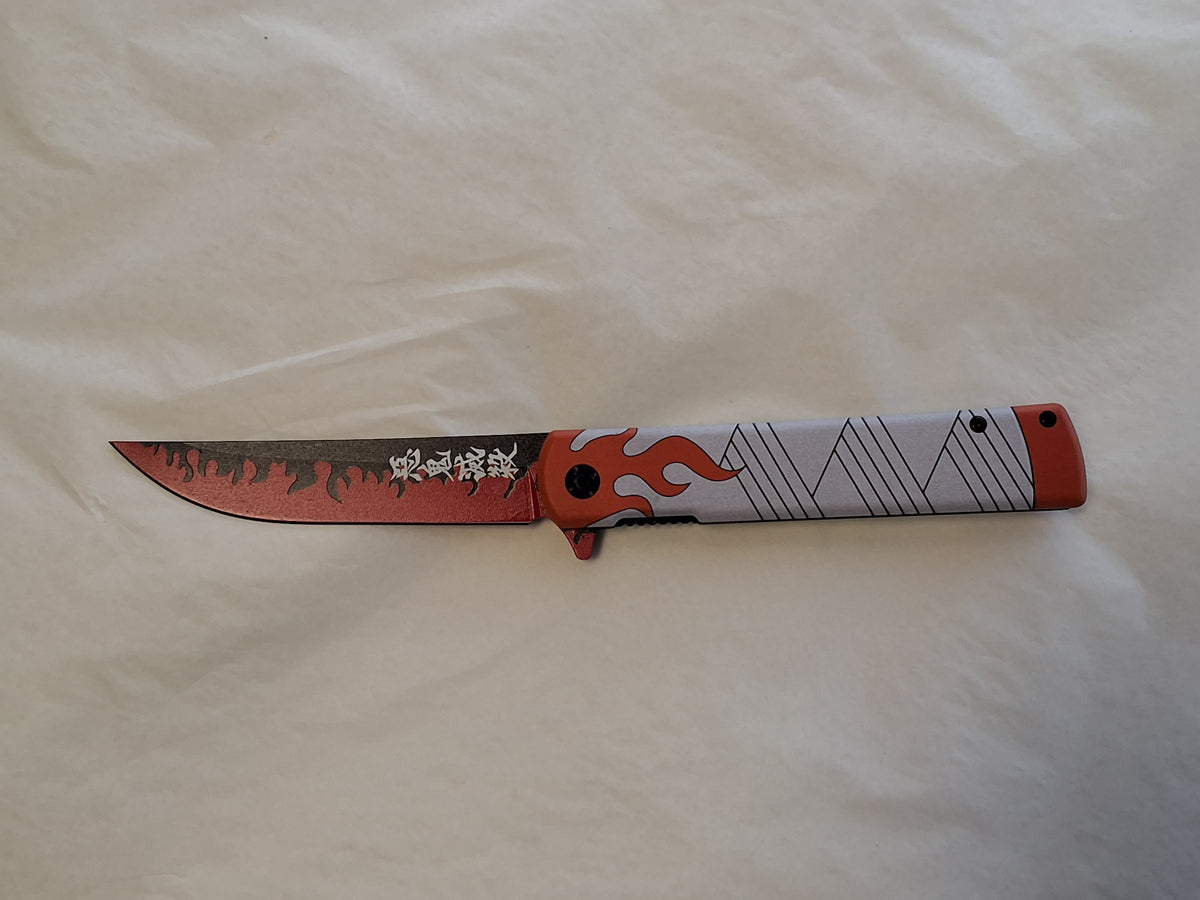 Demonslayer Rengoku Folding knife #1355