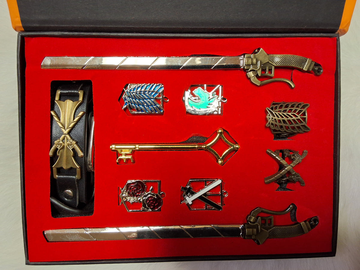 Attack on Titan Jewelery/Charm Set #1768