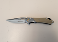 Tan-handle spring Assisted knife