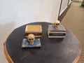Skull on top of blue book