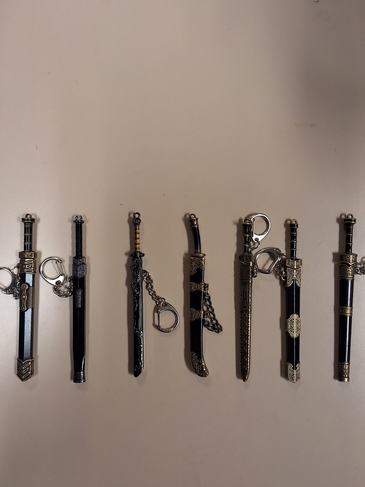 Traditonal Mini Sword Keychains