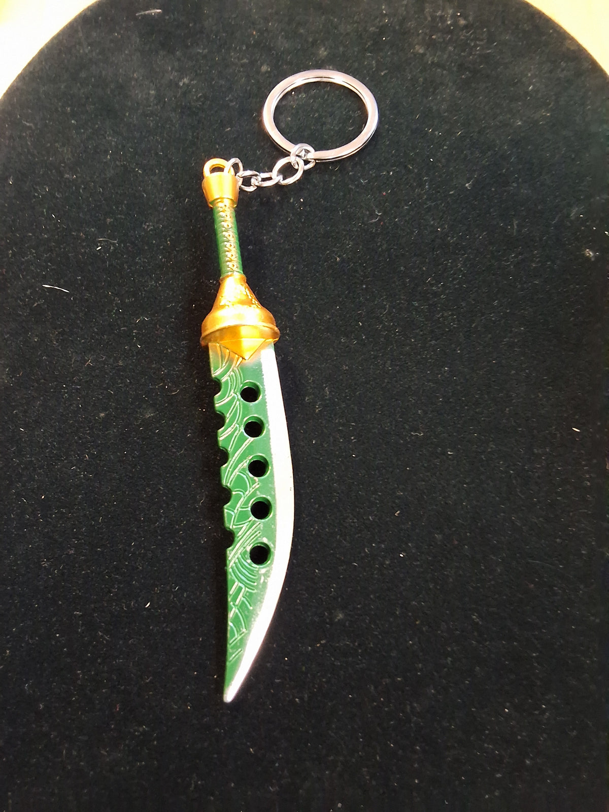 Meliodis Green Sword Keychain #1690