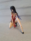 Arknights Texas #1526 Woman kneeling in red dress with gun