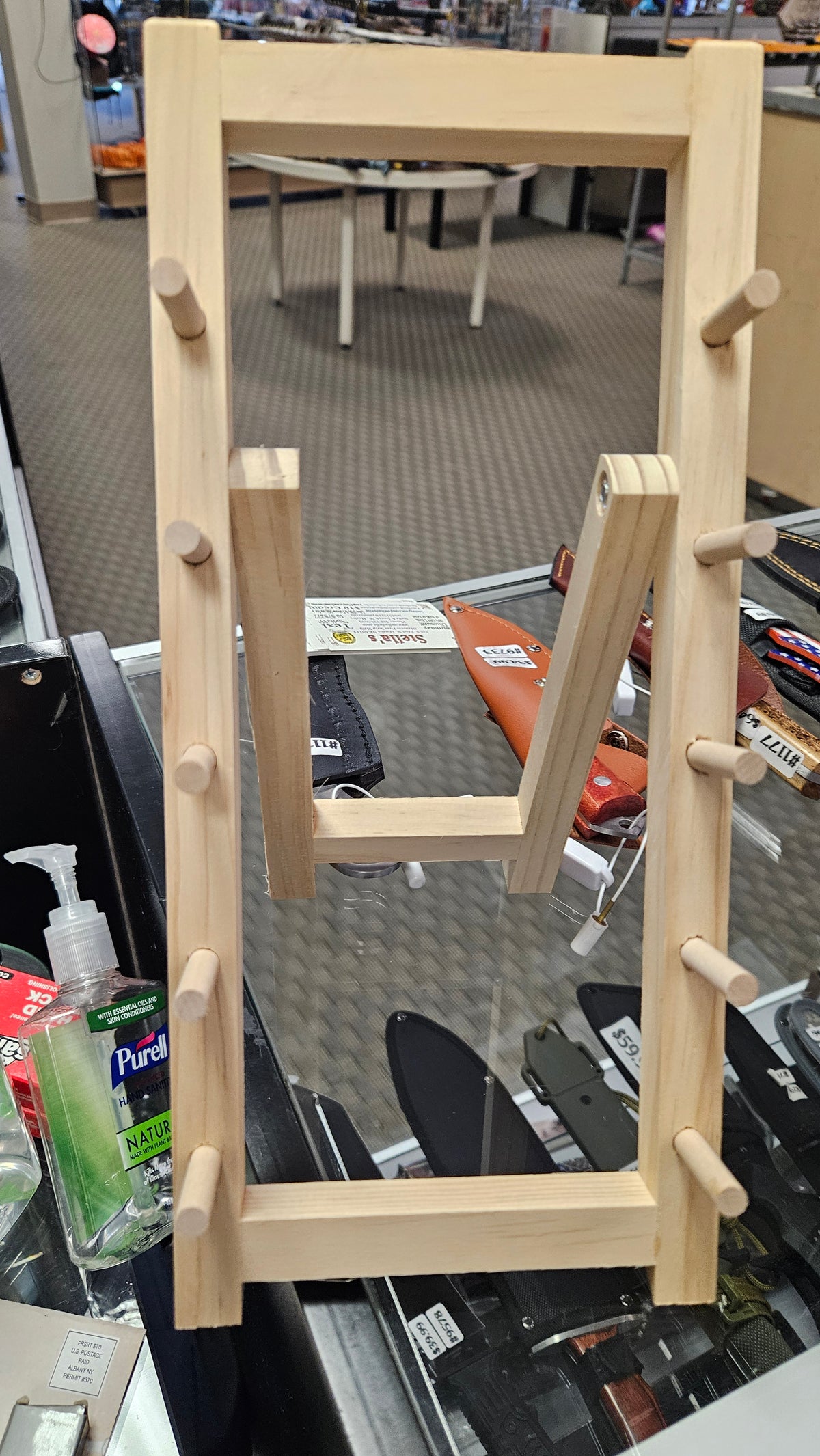 Wooden Knife Stand
