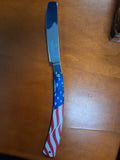 American Flag Straight Razor #3072