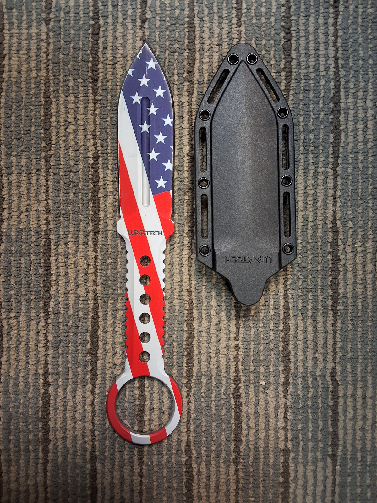 American Flag dual edge dagger #3186