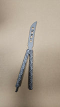 Chrome/Silver Zabuza Style Butterfly Trainer