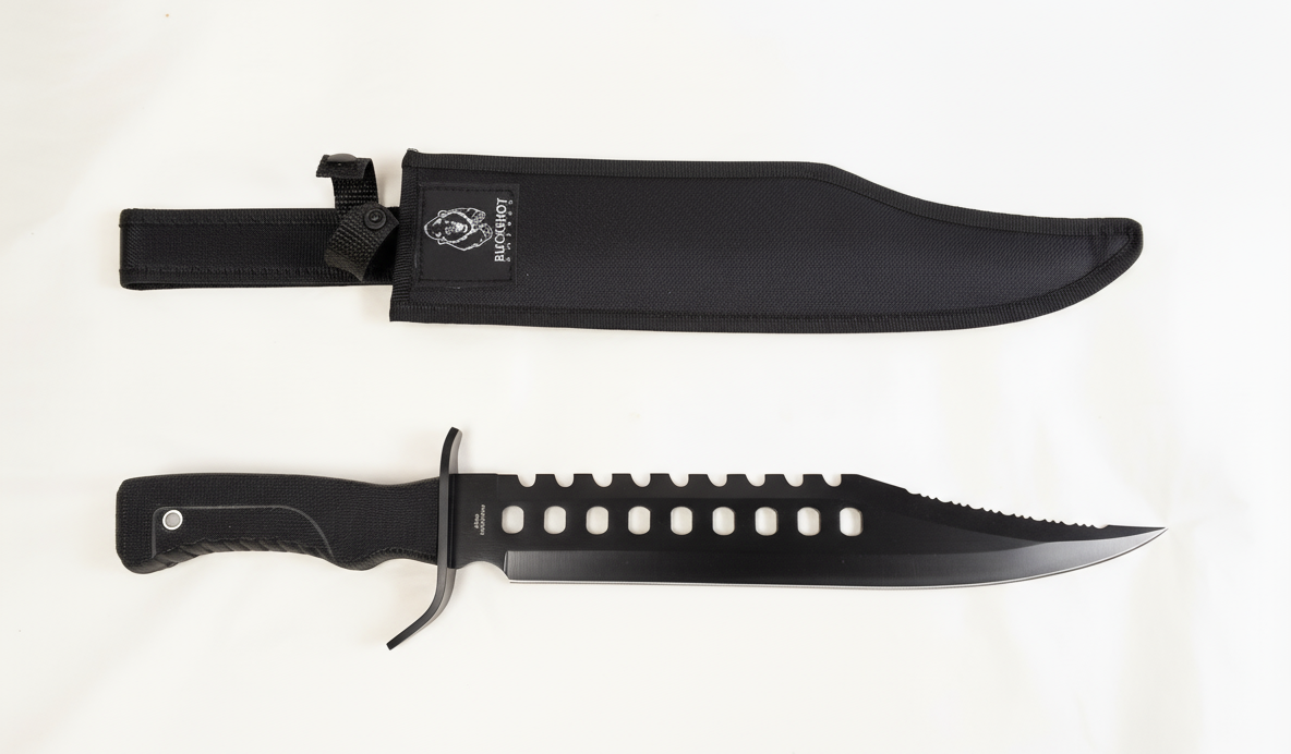 Long black Bowie Knife