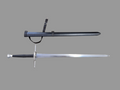 Damascus Longsword #1512