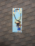 #1617 One Piece Straw Hat Necklace
