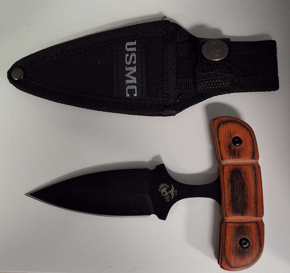 USMC Brown Handle Push Dagger #3001