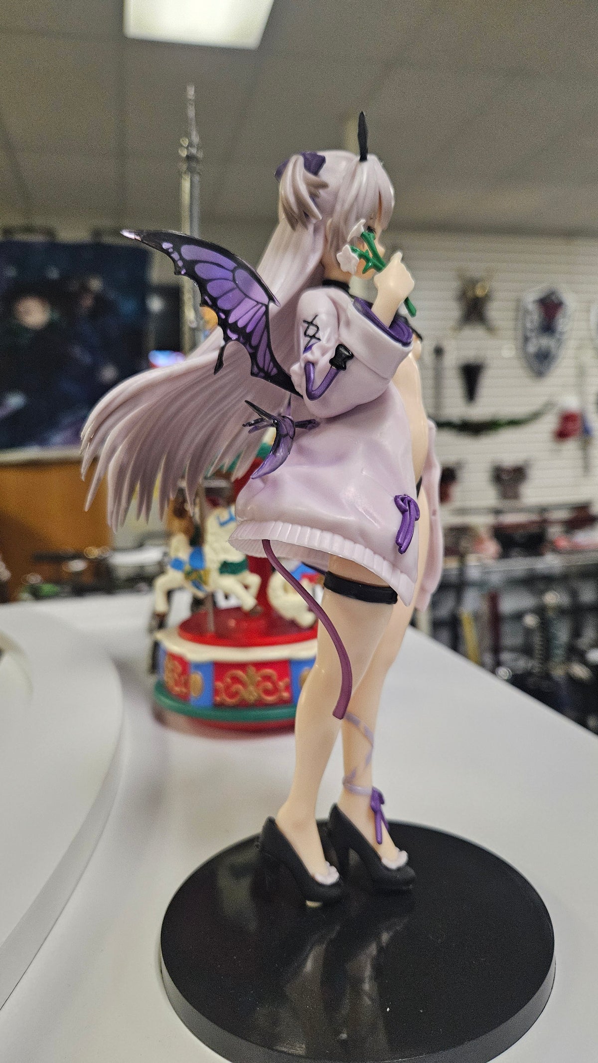 DIFFICULT ASSEMBLY Becinia AOKO HMTI Purple outfit, Bikini with Purple Fairy Wings and a Flower #1704