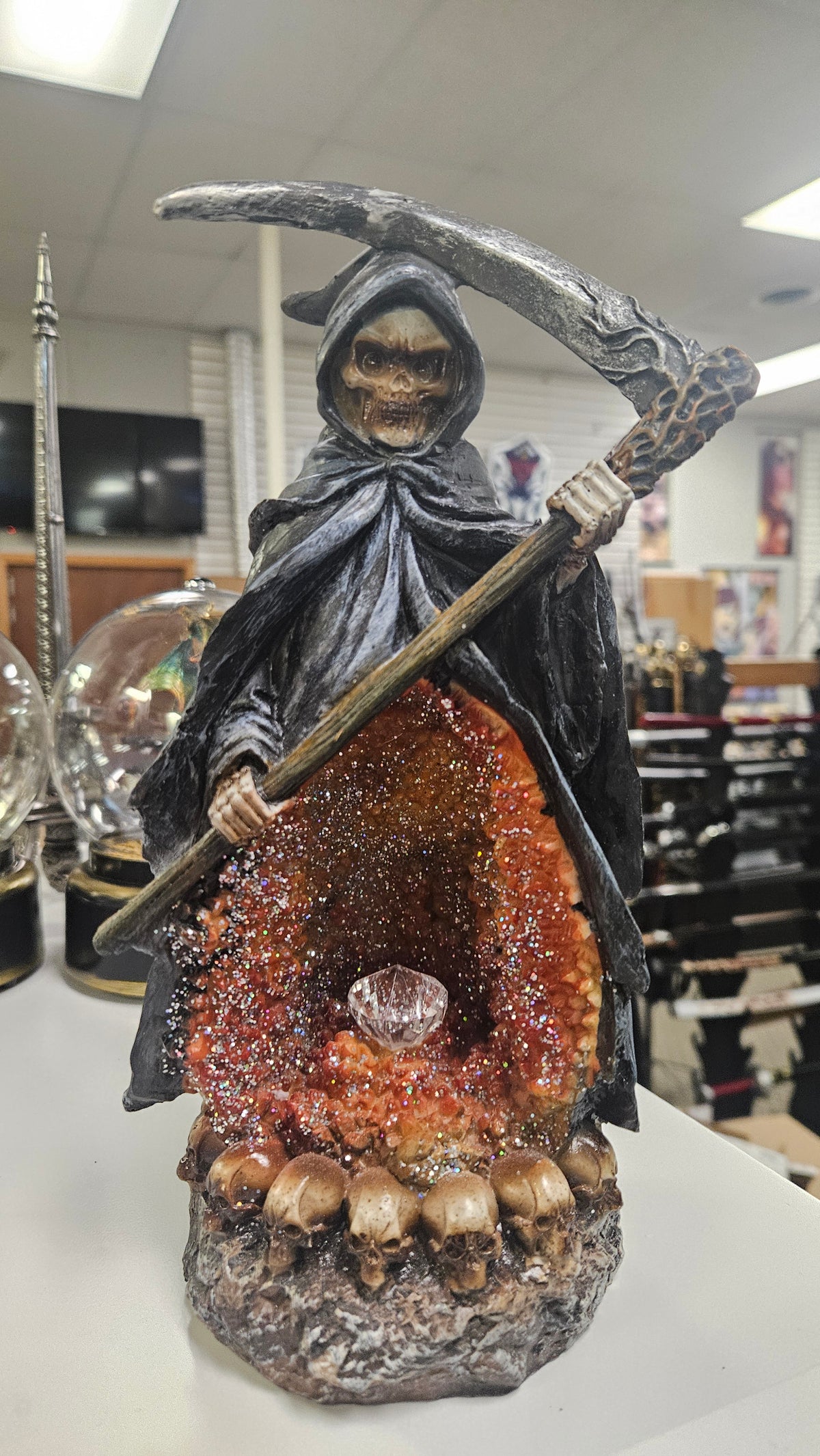 Grim Reaper Backflow Incense Burner