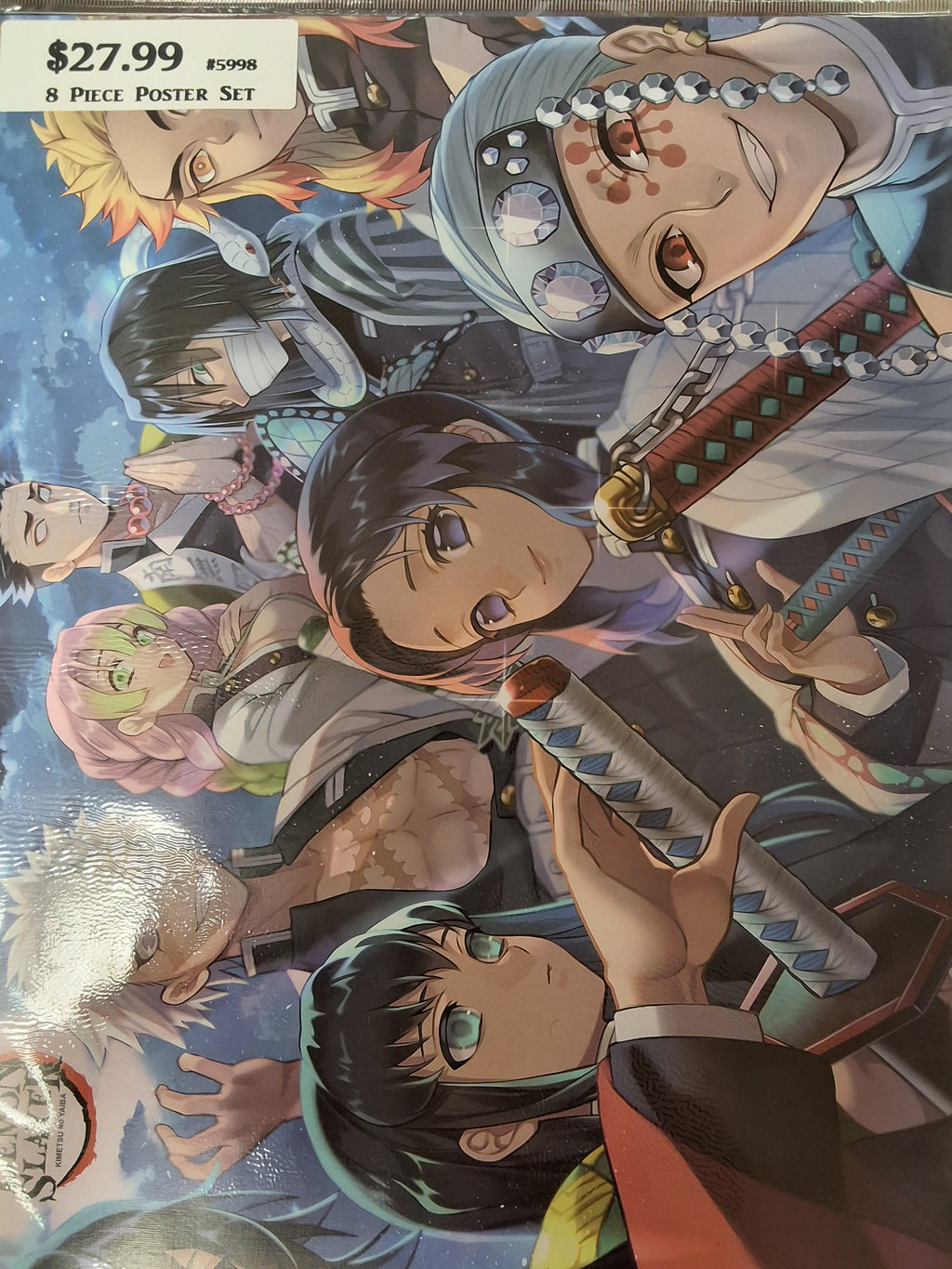 8 Piece Poster Set