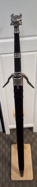 1060 Temped Steel Witcher Wolf Pommel #3149
