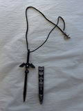 ZELDA SWORD NECKLACE BLACK