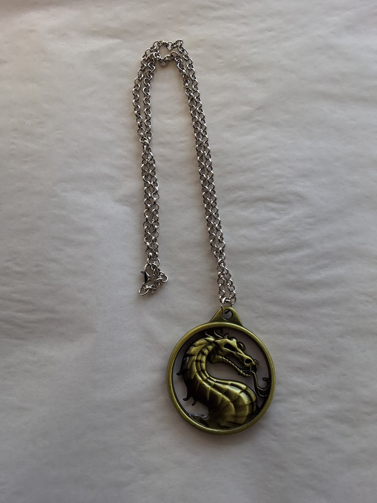 Mortal Kombat Dragon Pendant Necklace #1982
