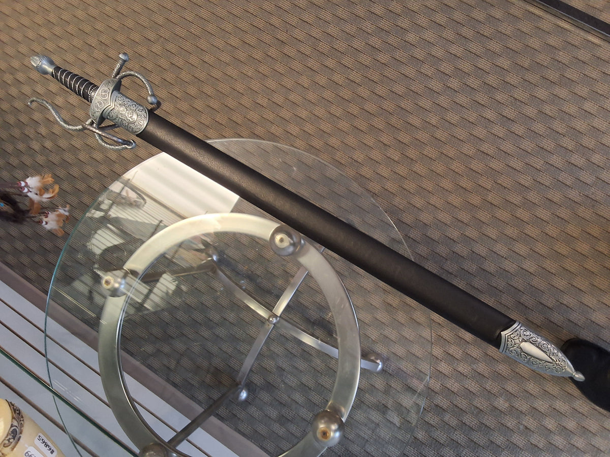 Ornate rampant lion rapier