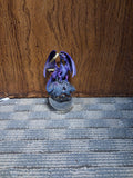 Purple Dragon on Orb Ornament #1679