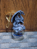 Black Dragon on Orb Ornament #1680