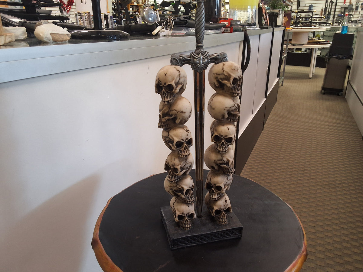 Twin Stack Skull Tower Sword Holder