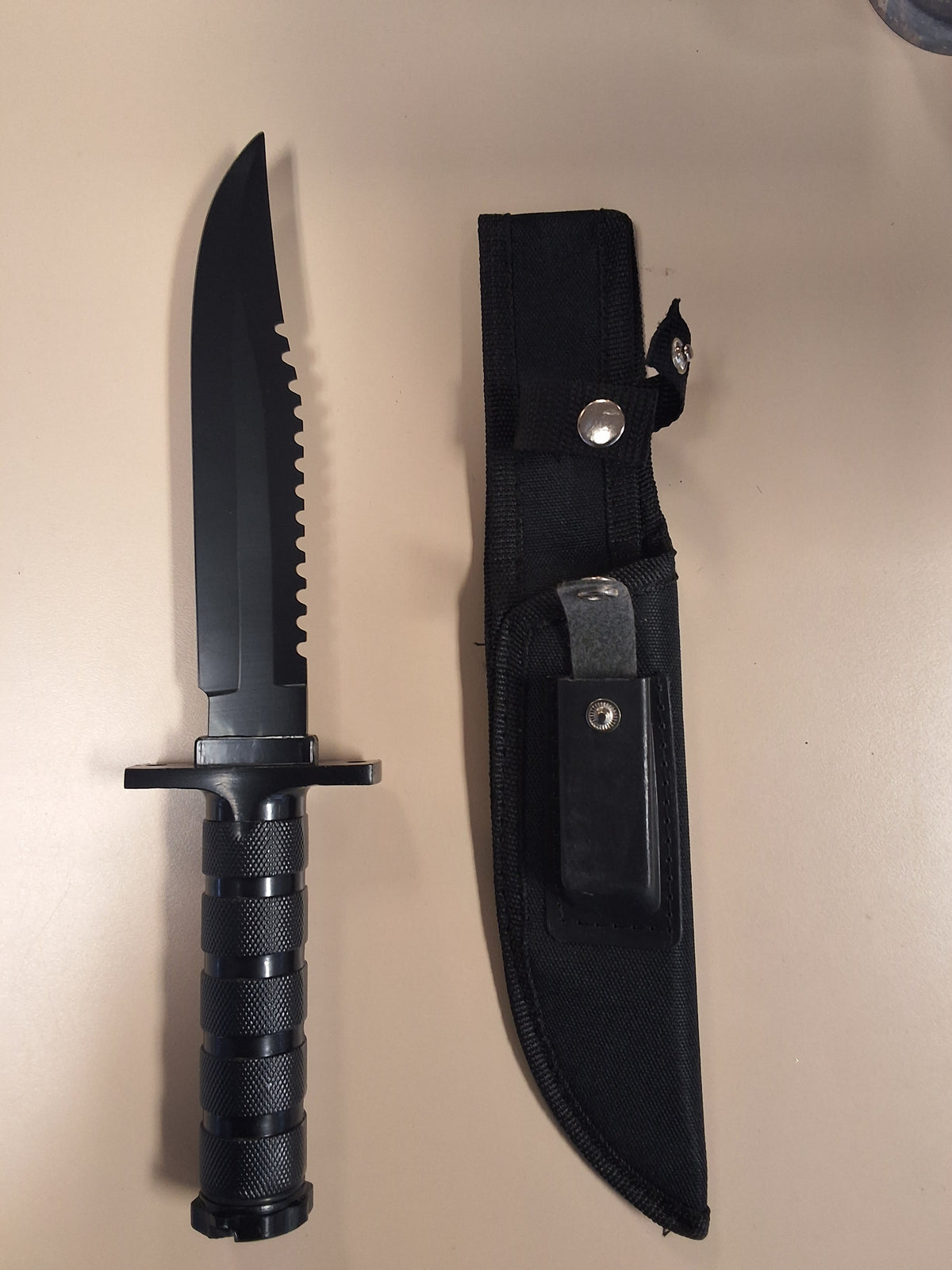 Survival Knife W/ Sharpener