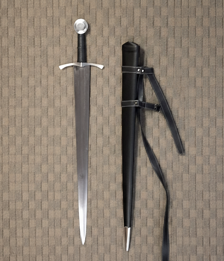 Non-discountable Fine Damascus Short Sword #1469
