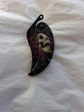 Skull Roses Design Knife #1956