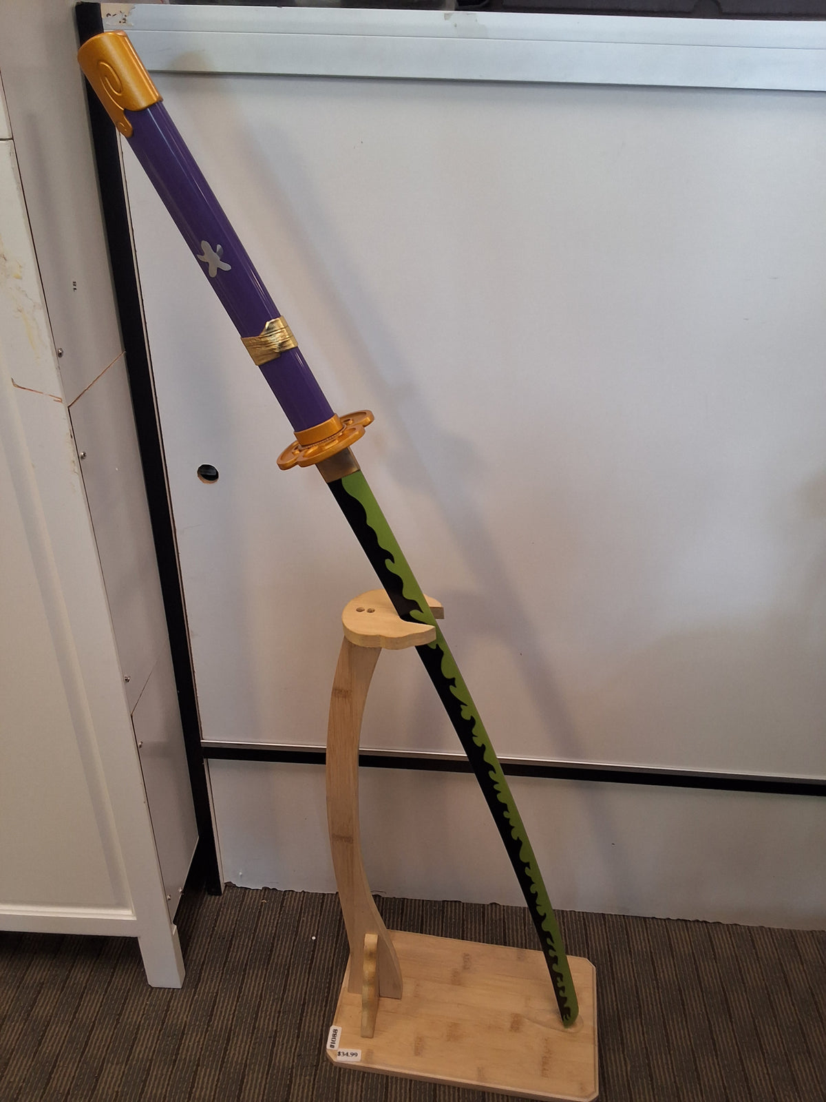 Enma Green and Black Display Katana One Piece #3064