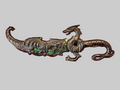 Dragon Dagger with Green inlay