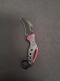 Red Metalic Karambit