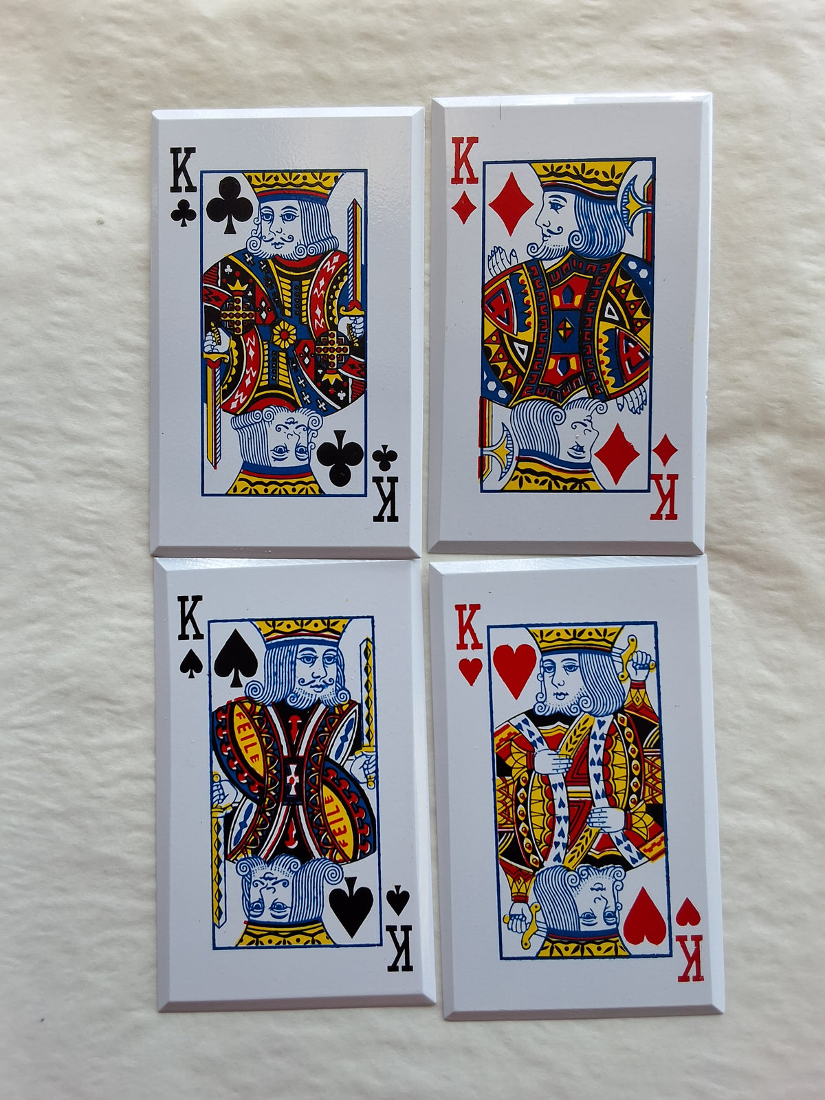 Set of 4 ACES throwing cards Metal #2077