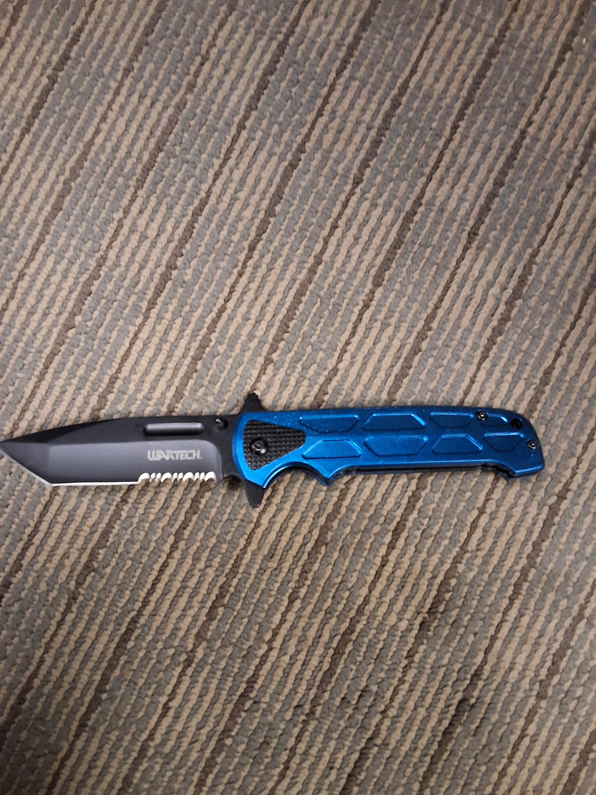 Tanto Blue Folding Knife #3012