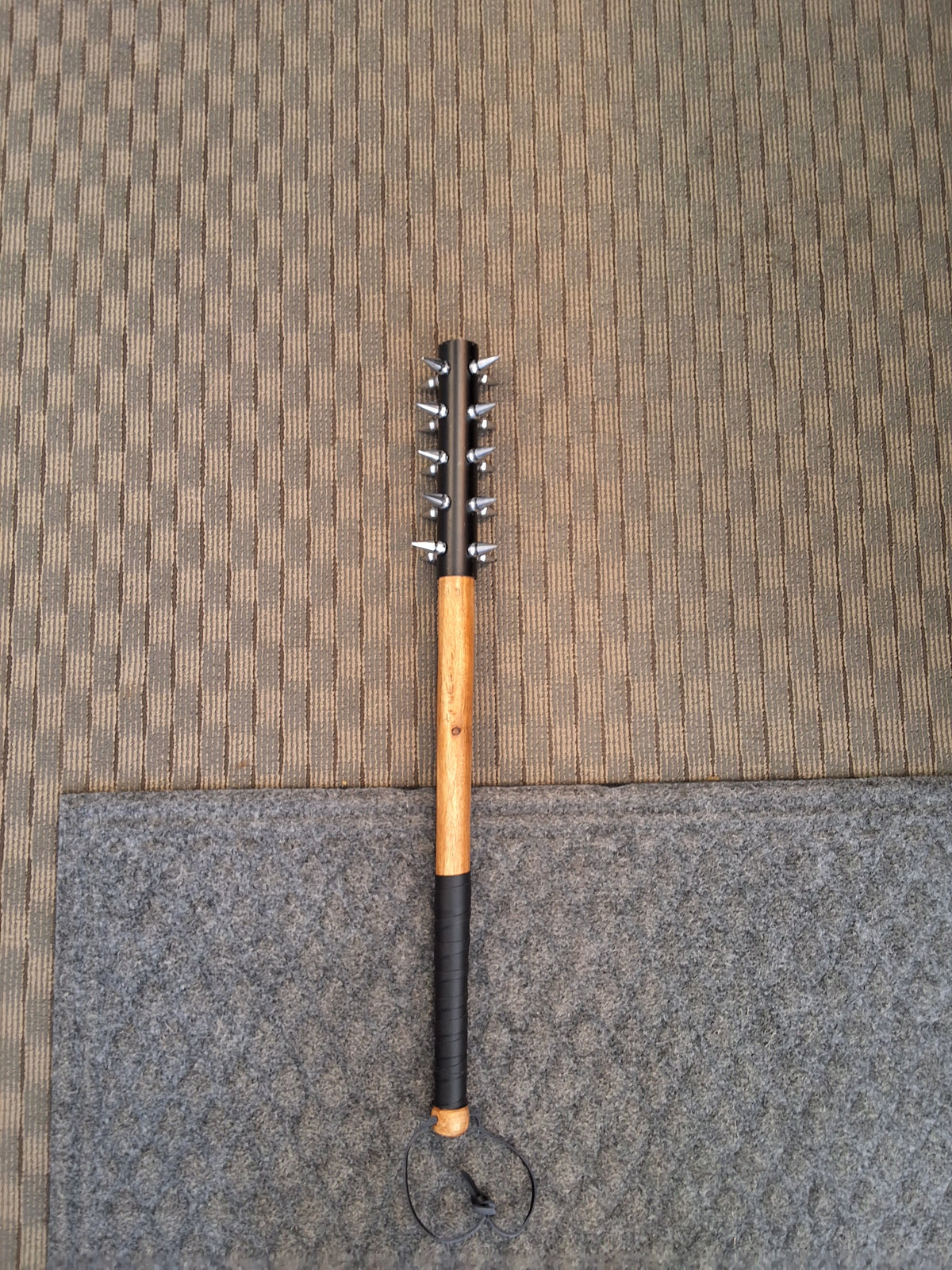 Spiked Club  W Leather Wrap