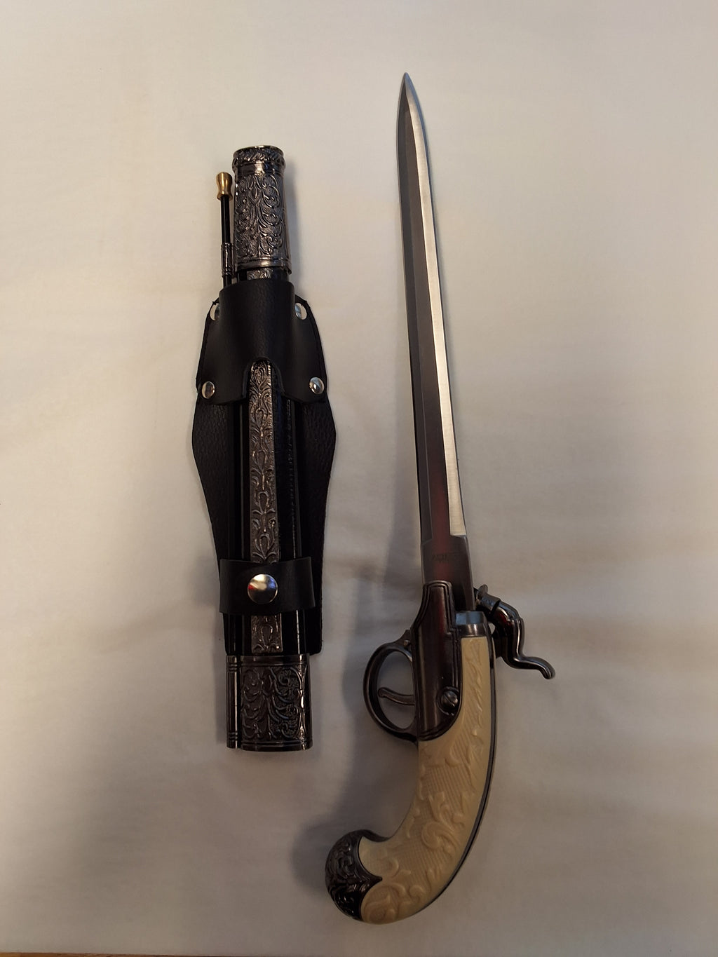 Ornate Pirate Flintlock Pistol Dagger #3164