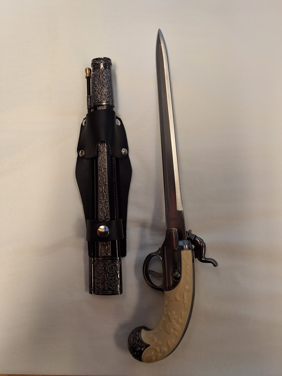 Ornate Pirate Flintlock Pistol Dagger #3164