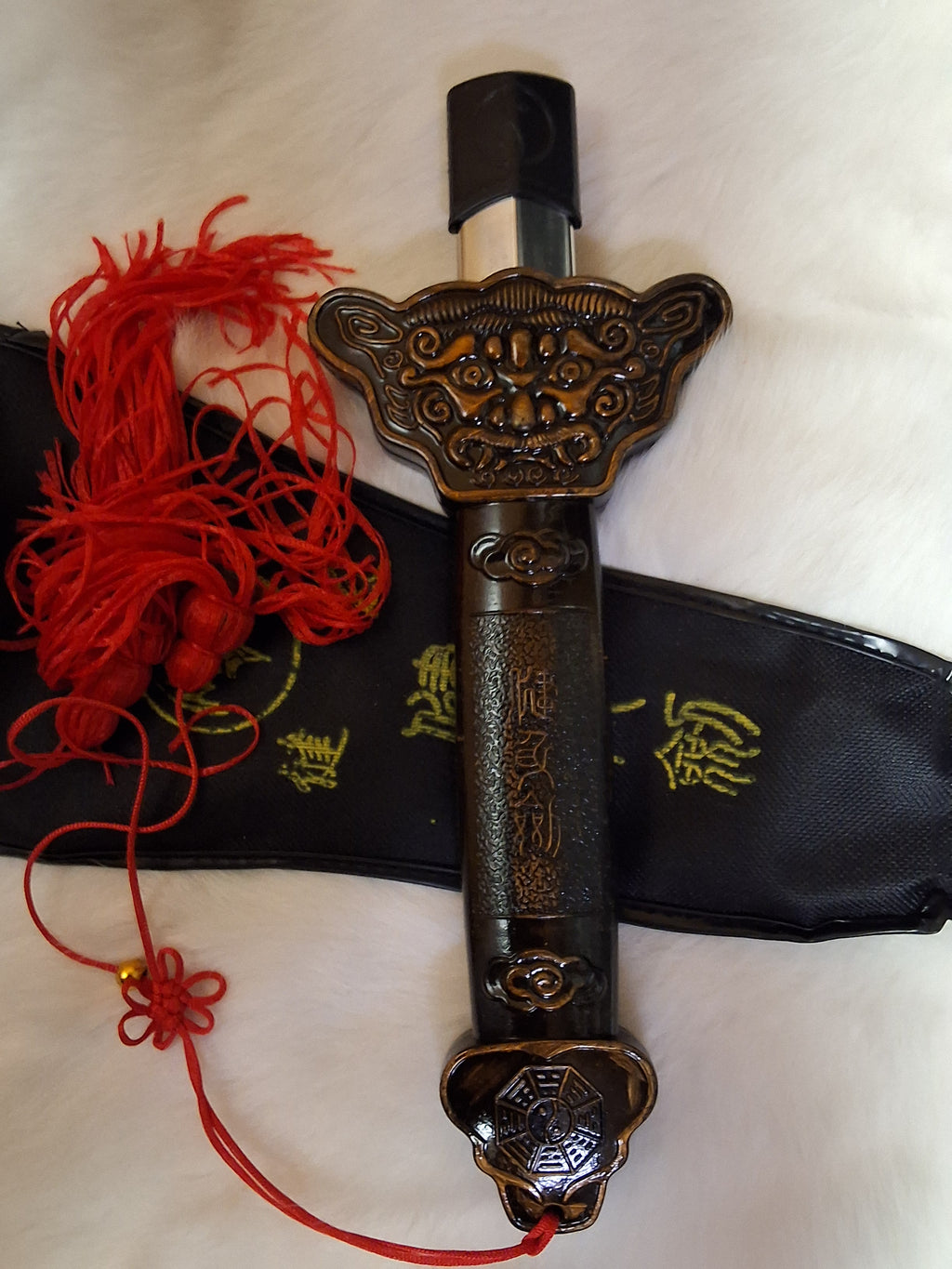 Collapsible Stainless Steel Sword w Case #1739