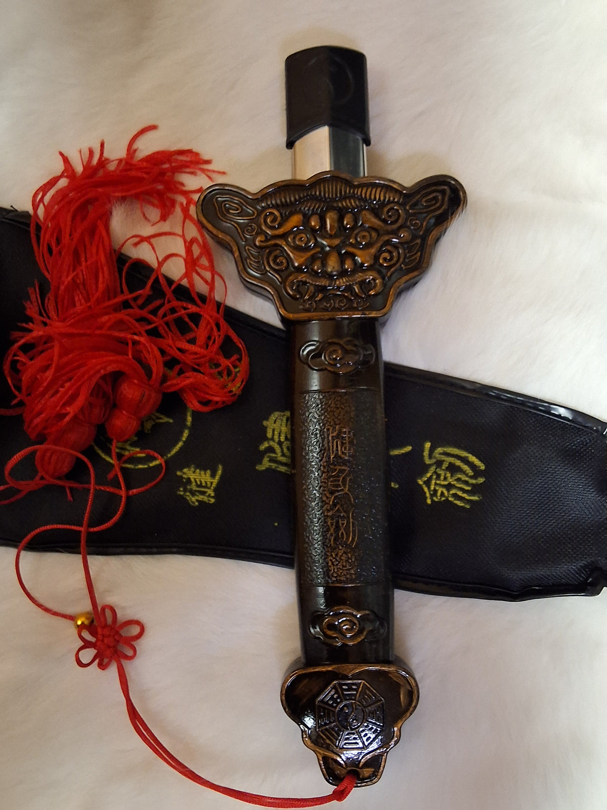 Collapsible Stainless Steel Sword w Case #1739