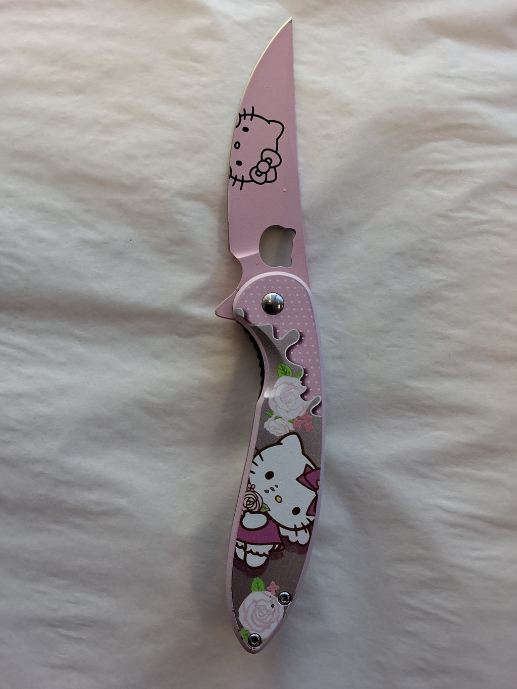 Hello Kitty Roses Pocket Knife #2024