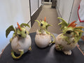 Three Baby Dragons Having Meeting In The Eggs