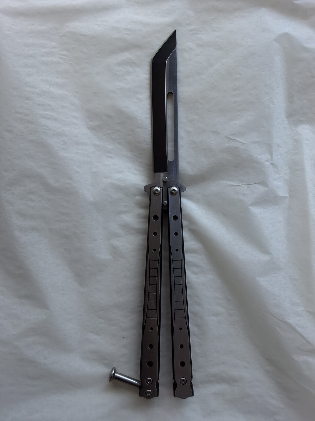 Silver Butterfly knife #2078