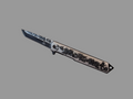 Black Roses on Gray, Tanto Blade Folder